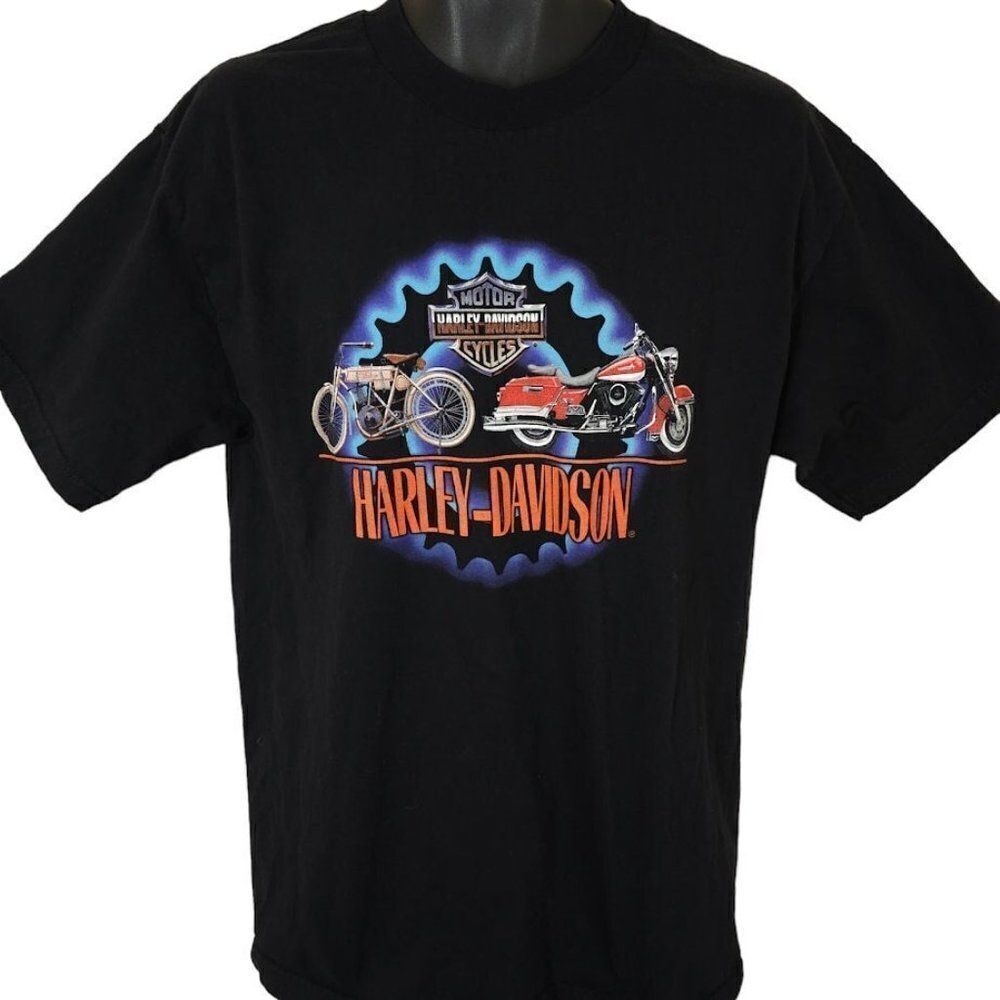 Harley Davidson T Shirt Mens Size Large Vintage Y2K 2000 St Paul Minnesota
